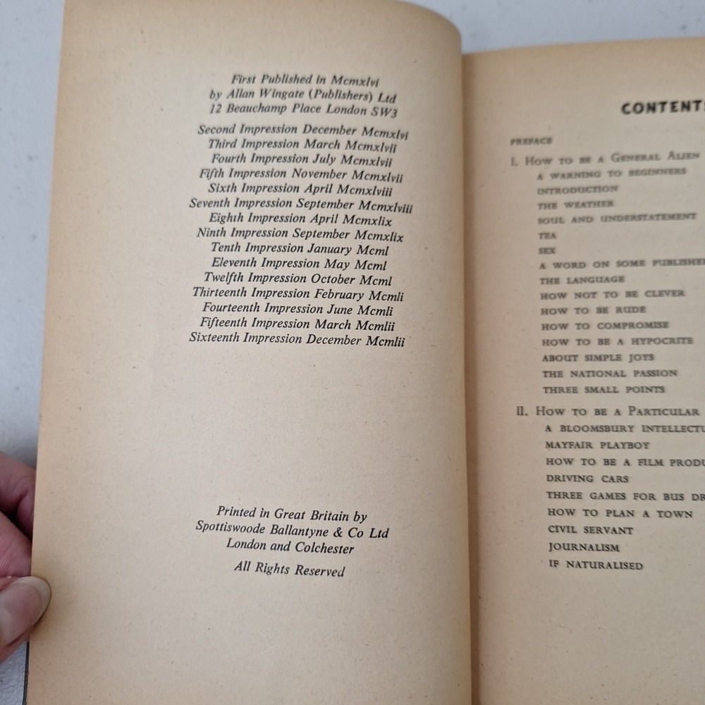 VINTAGE BRITISH 1952, How to be an Alien (In England) by George Mikes - Picture 8 of 8